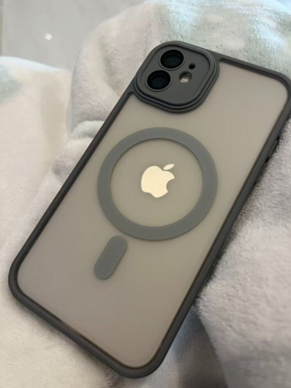 Gray Magnetic Frosted iPhone Case